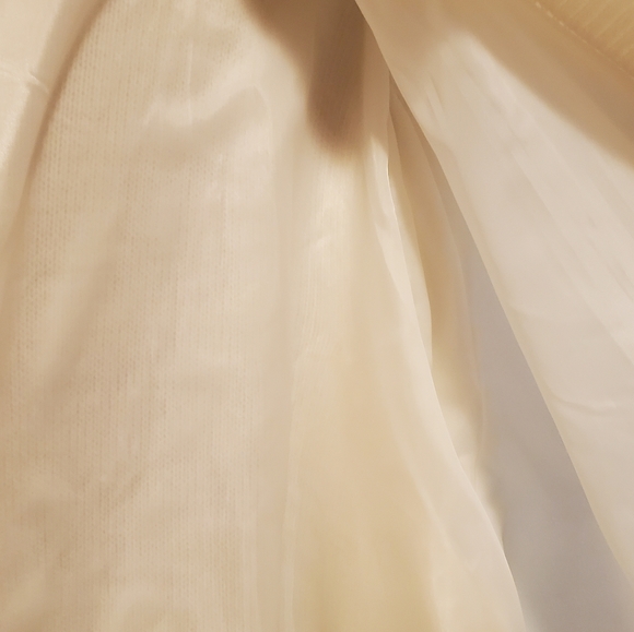 Vintage Oversized Cream Pearl Embellished Sweater - Picture 6 of 8